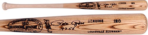 Pete Rose Cincinnati Reds Autographed Louisville Slugger Blonde Bat With "4256" Inscription - Autographed Mlb Bats #TOP9