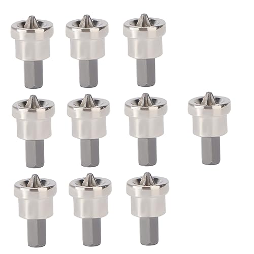OSALADI 10pcs Locating Screwdriver Bits Depth Stop Steel Bits for Drywall Plasterboard Screws Drilling