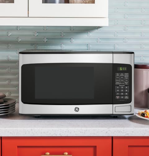 GE Countertop Microwave Oven, 950 Watt, 1.1 Cu. Ft., Stainless Steel - image 7
