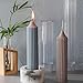 Spiral Shape Cylinder Candle Mold, 1.35''6.04''Inch Durable Plastic Candle Mold Supplies for Wedding Dinner Candles Making