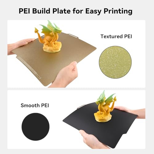 BUILDLABS 3D Printer PEI Build Plate Dual-Sided Textured/Smooth Spring Steel Plate for Bambu LAB A1 Mini 3D Printer 184 * 184MM - Thumbnail 6