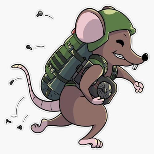 LAD Studio Escape from Tarkov Looting Rat Window Bumper Sticker Decal 5""