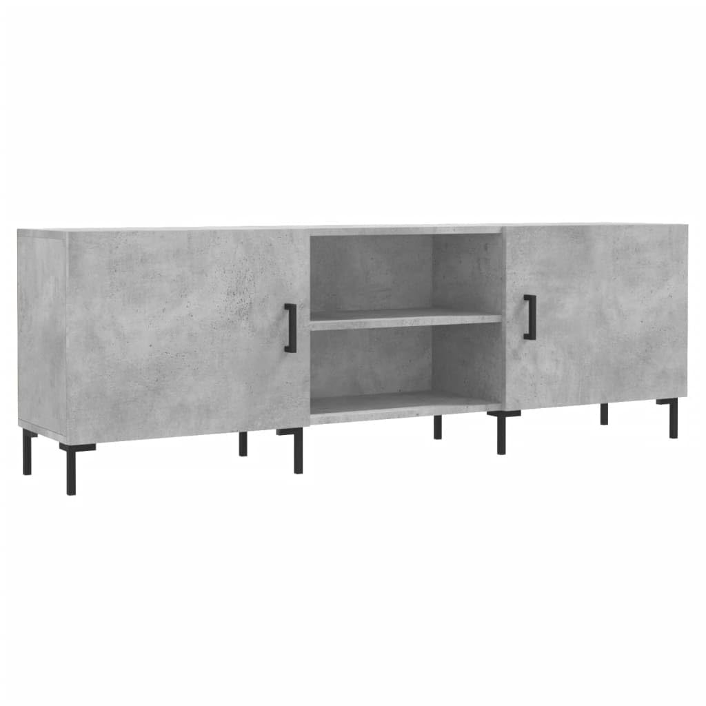 vidaXL Mobile Porta TV Grigio Cemento 150x30x50cm in Legno Multistrato