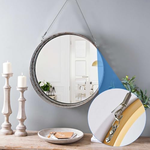 Image of 2Pcs Adjustable Picture Hanging Wire Kit,3.3FT Stainless Steel Wire,Supports Up to 66lbs -Perfect for Hanging Mirrors,Picture,Frame,Artwork,Lamps,Basket,Signs,Heavy Duty Mirror,Art Frame