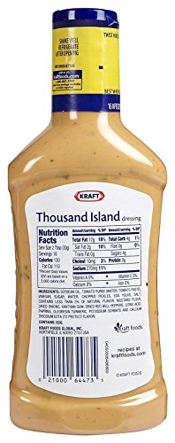 Kraft Thousand Island Dressing, 16 oz, 2 pk