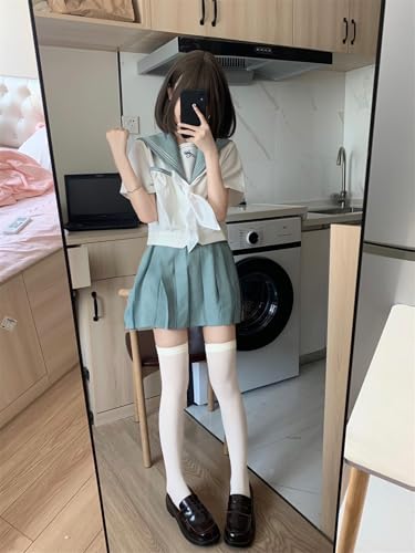 2点セット ニーハイソックス レディーズ ストッキング 着圧 コスチューム ロリータ lolita コスプレ ロリ系 セクシー かわいい 可愛い 美脚 cosplayや制服用 コスチューム用小物 黒 白 オーバーニーソックス ニーソックス ハイソックス無地ソックス 靴下 - 画像4