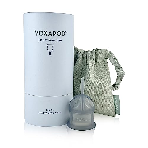 Image of VOXAPOD Menstrual Cup Large Size with Case - #1 Active Cup - Wear for 12 Hours - Most Comfortable, Easy Removal, Leak-Proof - Reusable Period Cup Medical-Grade Silicone - Heavy Flow