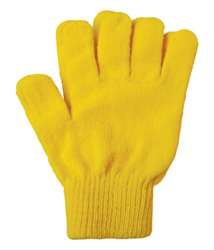 A&R Sports Knit Gloves, Gold, One Size