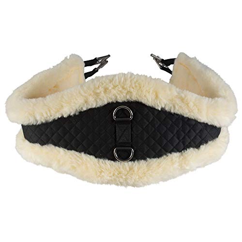 Sangle mixte mouton Harleigh blanc 110 pour le saut d'obstacles