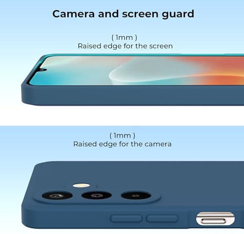 Image of A rtistque Back Cover Case for Samsung Galaxy M16 5G / F16 5G with Camera Protection | Shockproof TPU | Stylish Protective Design | Slim Fit | Ultra Matte | Samsung M16 Back Cover - Blue