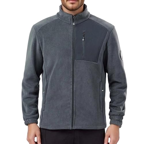 Pull en polaire homme col montant pour stopper le froid au travail