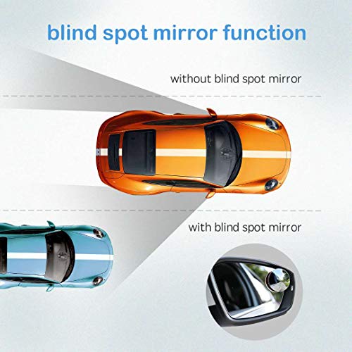 Cuncui 2Pcs Blind Spot Mirror, 360 Degree Adjustabe Hd Glass, 2" Round Hd Glass Convex Rear View Mirror, For Any Car, Van, Suv And Trucks. #TOP2