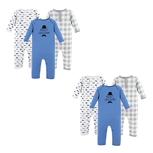 Image of Hudson Baby Baby Cotton Union Suit, 3 Pack