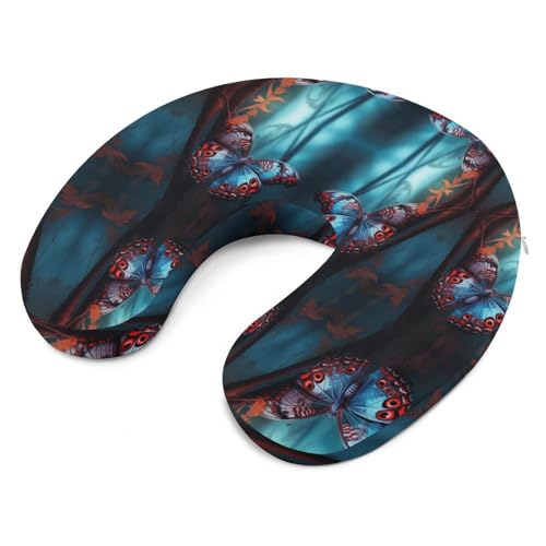 Almohada cervical de memoria tamaño único en forma U miniatura 6