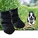 Zerodis Adjustable Rubber Protector Anti Slip Dog Boots - Set of 2 Soft Shoes for Wound Recovery, Warm & Comfortable with Excellent Isolation, Slip (M)