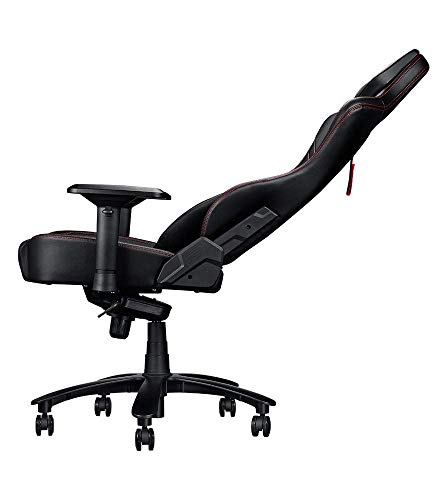 ASUS ROG Chariot RGB Gaming Chair (Memory Foam Lumbar Support, 4D Adjustable Armrest, Reclining Backrest, Breathable Leatherette Material, Durable PU Casters, Integrated Aura RGB Lighting) - Image 7