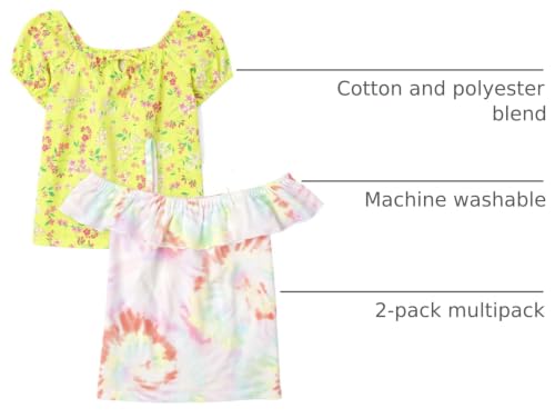 Image of The Children's Place Girls Girls Short Sleeve Fashion Top