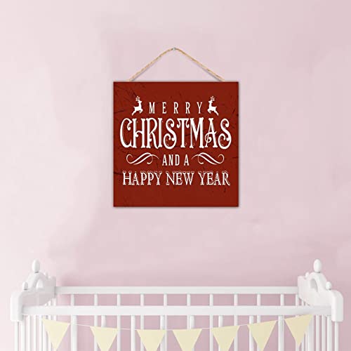 Panneau de décoration murale moderne Noël en bois vertical pour fêtes