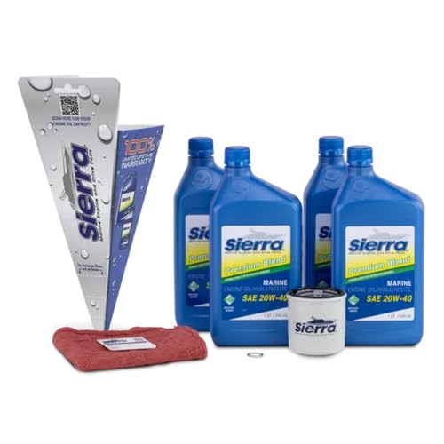 Kit de cambio de aceite Sierra 20W-40 para Yamaha miniatura 1