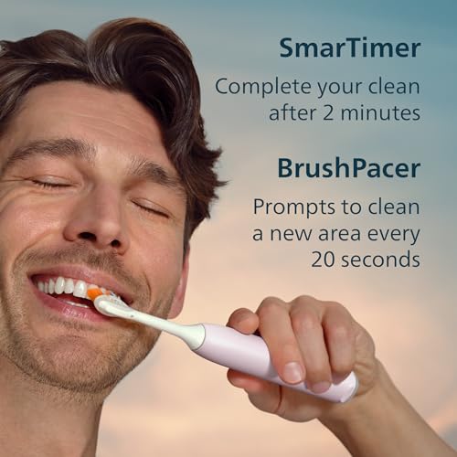 Philips Sonicare 7300 Rechargeable Electric Toothbrush, 3 Brush Head, Pink - image 7