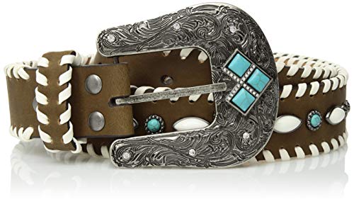 Nocona Belt Co. Women's Whip Edge Color Stud Center Belt