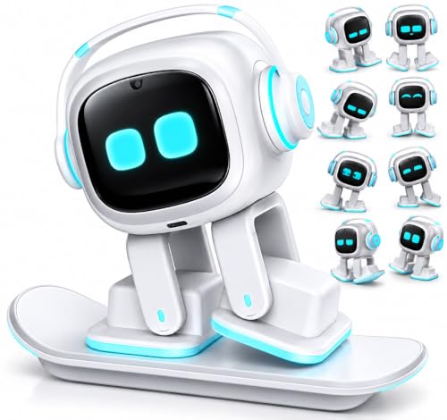Imagen de Robot de Escritorio IA Inteligente y Mascota Virtual Interactiva White