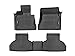 WeatherTech Custom Fit FloorLiners for BMW X5 35i, X6 35i, X6 50i, X5 40e, X5 50i, X5 35d - 1st & 2nd Row (4413351-445592), Black