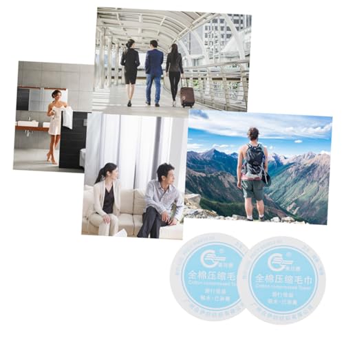 FOMIYES Toalhetes Faciais Descartáveis 2 Peças Toalhetes Comprimidos Para Uso Externo Toalha Descart