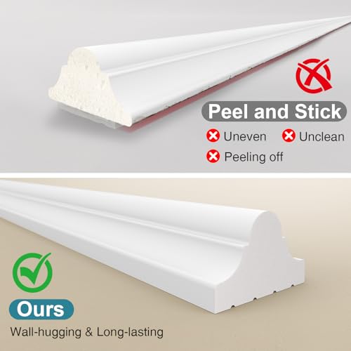 Staycalis Home Precut Wall Molding Kit, Paintable Wainscoting Panels by Staycalis Home - Used condition - Image 6