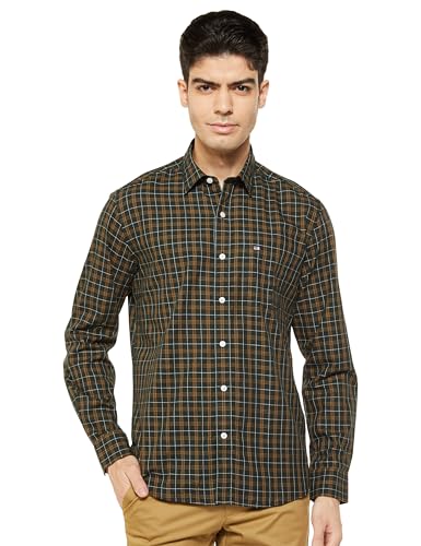 Image of Arrow Men's Cotton Solid Slim Fit Shirt