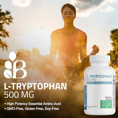 Bronson L-Tryptophan 500mg Capsules