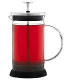 GROSCHE LISBON French press coffee and tea press, 1 liter 34 fl. oz capacity, Glass body with SS fil