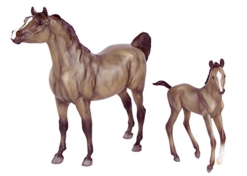image for Breyer Freedom Series (Classics) Grey Sport Horse & Foal | 2 Horse Set