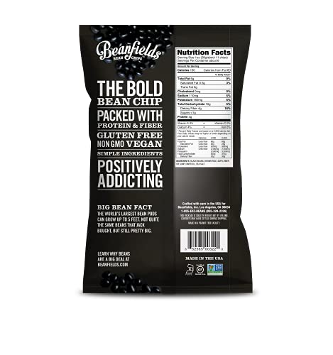 Beanfields Bean Chips, High Protein And Fiber, Gluten Free, Vegan Snack, Black Bean, 5.5 Ounce #TOP2