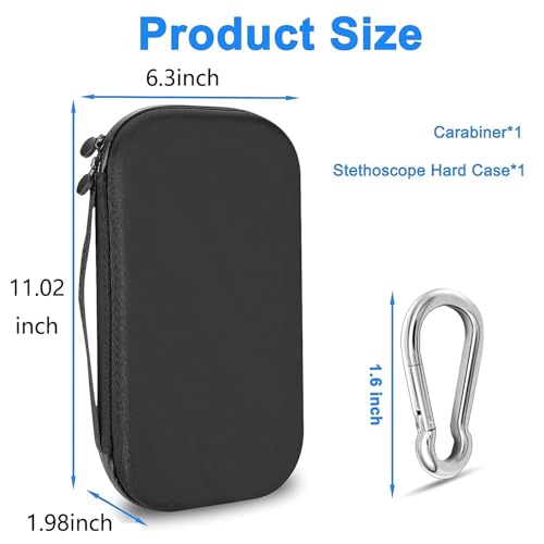 Zlit Carrying Stethoscope Case,Shockproof Travel Portable Stethoscope Bag Compatible With 3M Littmann Stethoscope Fit For Nurses,Doctor And Medical Students thumb #5