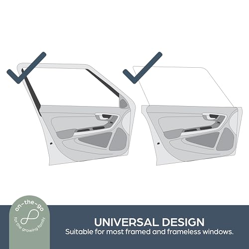 Dreambaby Fit-Over Baby Car Window Sun Shade – Stretchable Sunshade & Mesh Screen for Side Windows - UV Protection- Camping Essentials by Dreambaby - Image 6