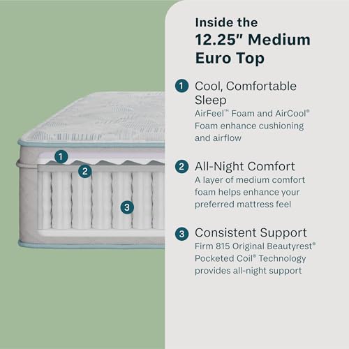 Image of Beauty Sleep DreamRest Medium Euro Top 12.25 inch Full Mattress