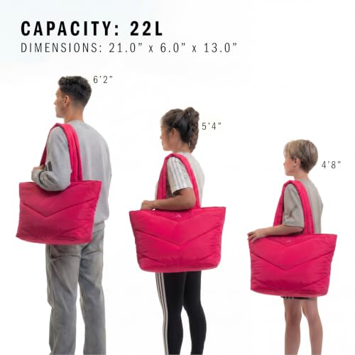Image of adidas Quilted Puffer Tote Bag