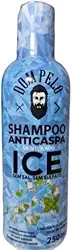 Dom Pelo Shampoo Anticaspa Ice, Mentolado, Sem Sal e Sem Sulfato, 250ml, Controle Total da Caspa com Frescor Intenso