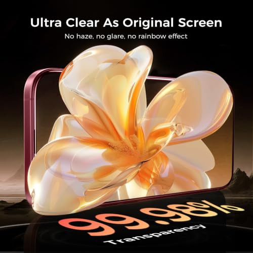 NeverBreak 9H+ Hardness for iPhone 18 Pro Screen Protector 12FT Military Grade Protection (Scratch, Shatter, Drop Resistance) 18Pro Tempered Glass Full Edge Coverage Case Friendly 6.3" 2 Pack - image 7