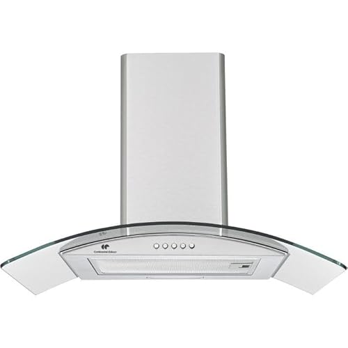 Hotte décorative CONTINENTAL EDISON CEH60GS2 Classe A 60 x 47 x 5084 cm Inox / Verre - vue 2