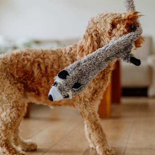 Nobby Plüsch Waschbär für Hunde, flach, 91 cm, 1 Stück