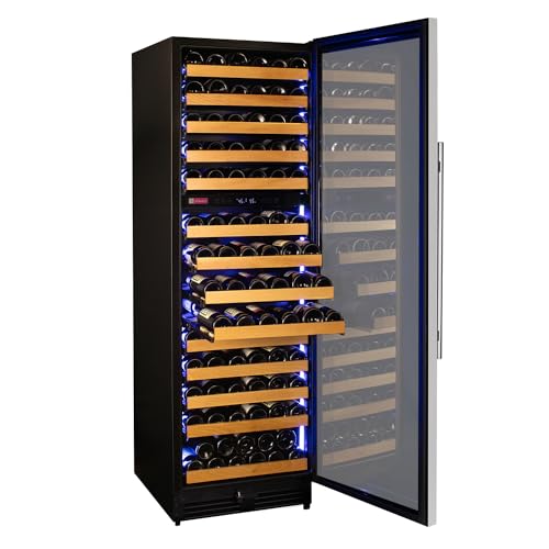 Image of Allavino Reserva Series 154 Bottle 71 inch Tall Dual Zone Right Hinge Stainless Steel Wine Refrigerator