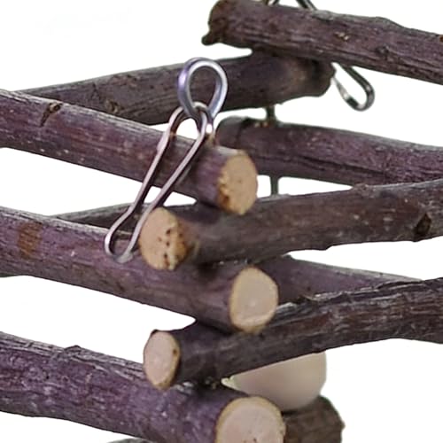 Bandeja para heno de madera de 7,6x17,8 cm contenedor de alimentos para jaula de hámster 7