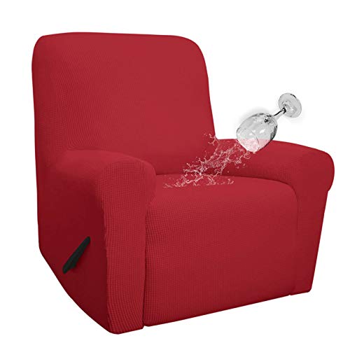Easy-Going 100% Waterproof Recliner Cover, Dual Waterproof Couch Cover, 1-Piece Jacquard Sofa Cover, Leakproof Slipcover for Kids, Pets, Dog and Cat (