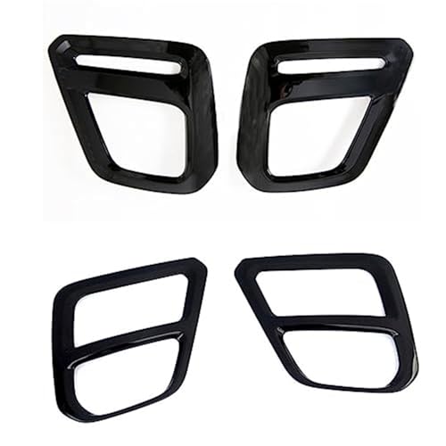 NEXVOG 2PCS ԃtgtHOv ABS Jo[g tHOv t[ Xo tHX^[ SK 2019-2021 ԊOANZT[ tHOvACuEJo[(BLACK Gasoline Version)