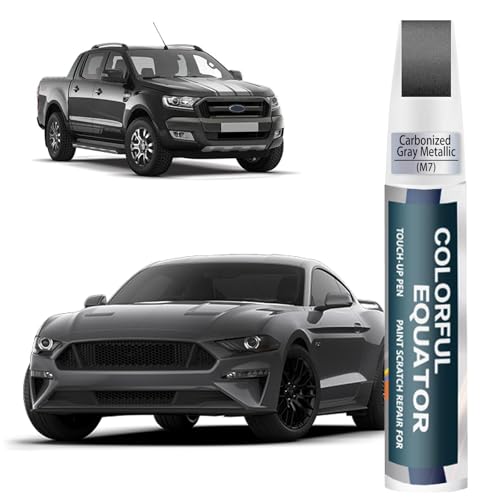 Image of M7 Carbonized Gray Metallic Touch Up Paint for Ford, Car Paint Pen Scratch Repair Two-In-One Touch Up Paint, Premium Car Scratch Remover for Deep Scratches