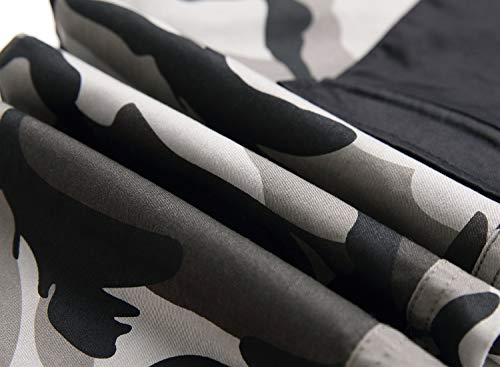 Loktarc Little Boys Cargo Joggers Pull-On Slim Fit Camouflage Pants Grey 8-9 Years/Size 140 #TOP6