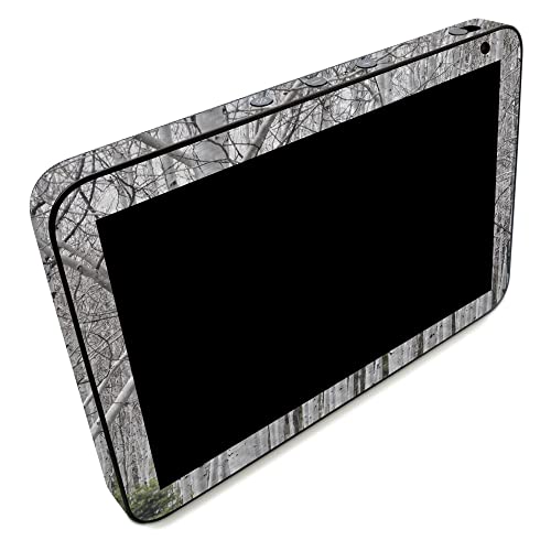 Image of MightySkins Carbon Fiber Skin Compatible with Amazon Echo Show 8 (Gen 2) - Birch Forest | Protective, Durable Textured Carbon Fiber Finish | Easy to Apply | Made in The USA