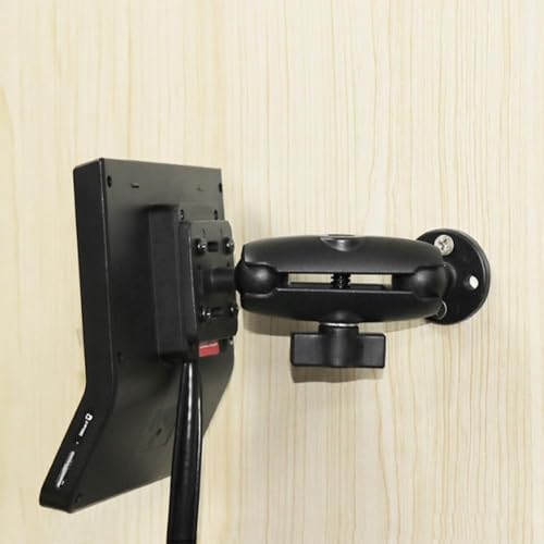 Image of Strg 1'' Ball Mount with Aluminum Alloy Round Plate, 1 Inch Ball Mount Base with AMPS Holes Compatible with RAM Mount 1 Inch /B Size / 25MM Ball Double Socket Arms